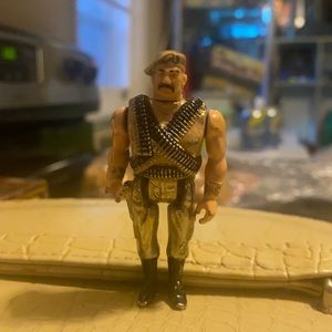 Eagle Force 2” die-cast mego figure “Turk” vintage 1981 metal figure (2)